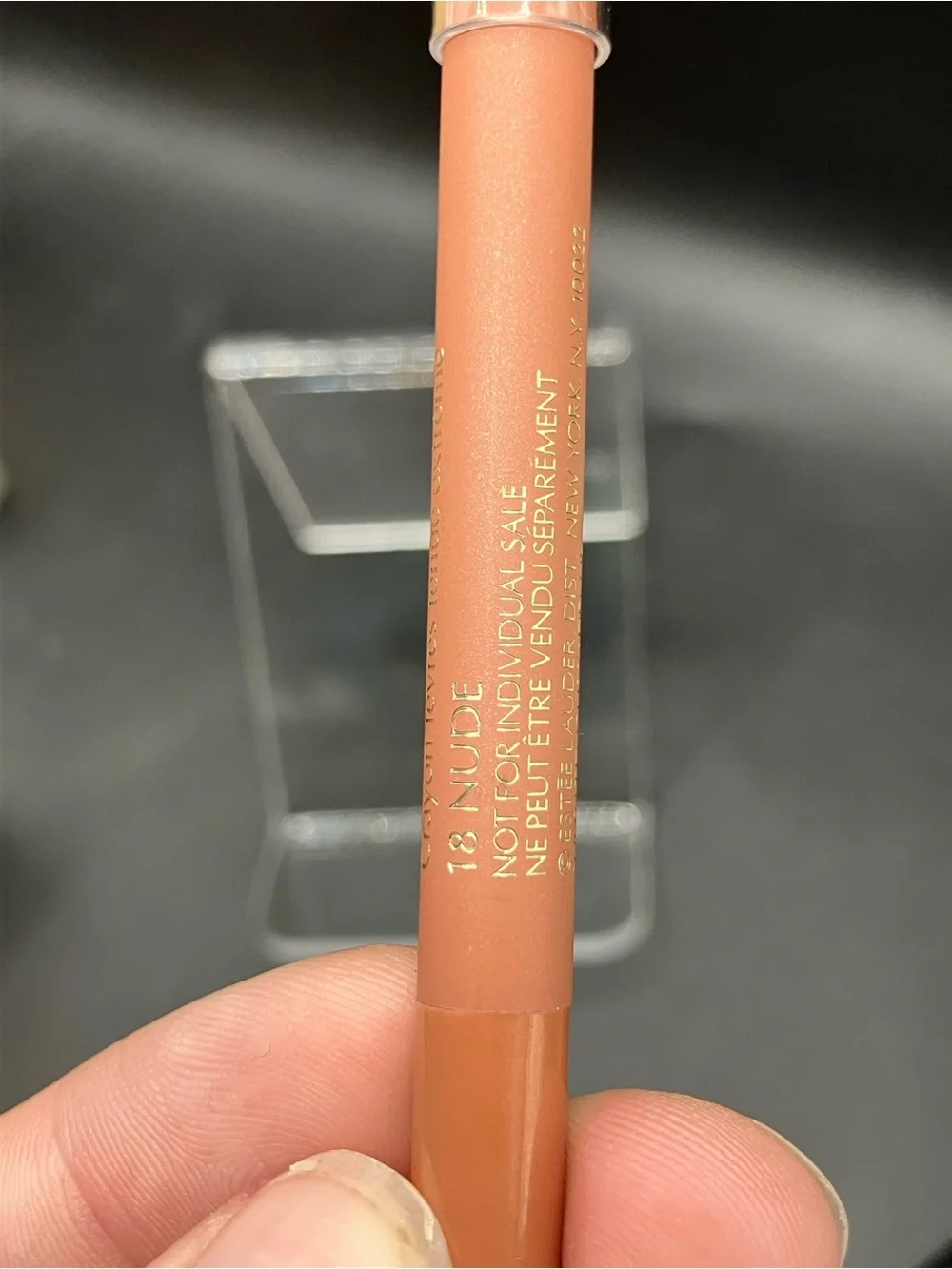 Estee Lauder Double Wear Long Lasting Lip Liner Pencil 18 Nude Travel Size New